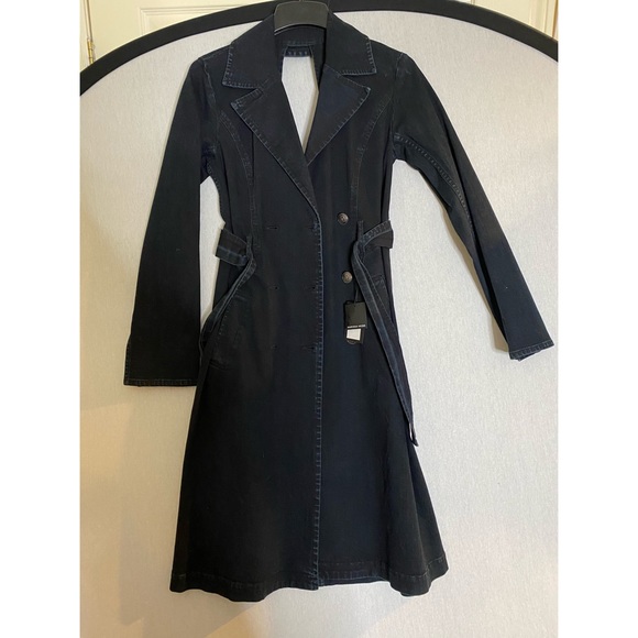 Marissa Webb Ross Denim Trench Dress - Picture 4 of 6